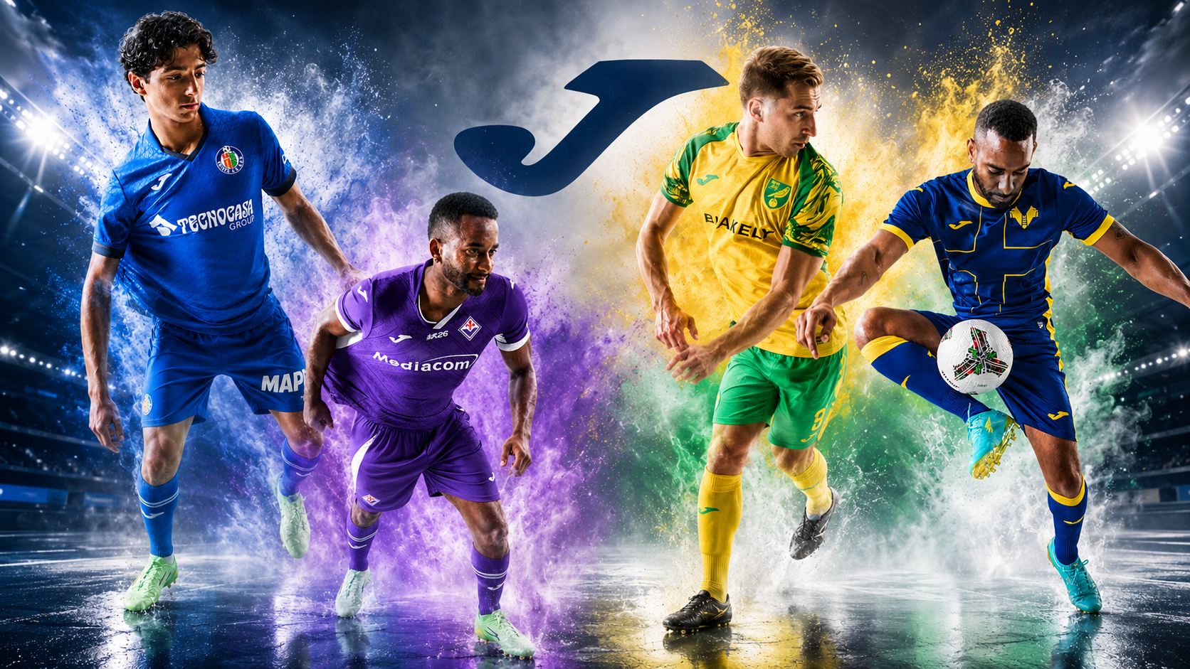 Игроки сборных в форме Joma